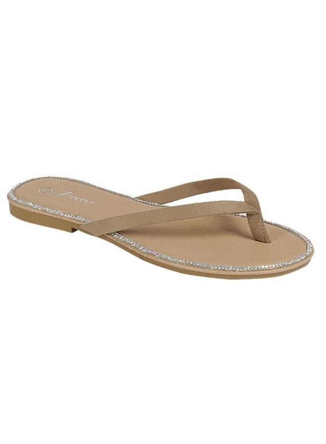 See By Chloe Blush Taupe Patent Thong Slide Flat Sandals 36.5, 6.5 | eBay