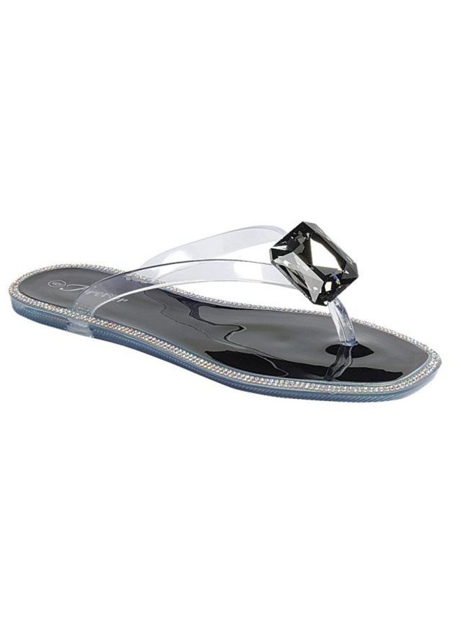 Adana Jelly Sandal - Black