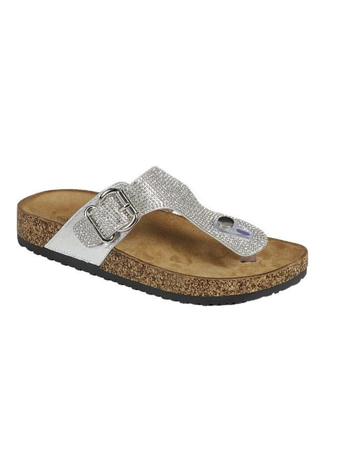 Berk Comfy Sandals - Silver
