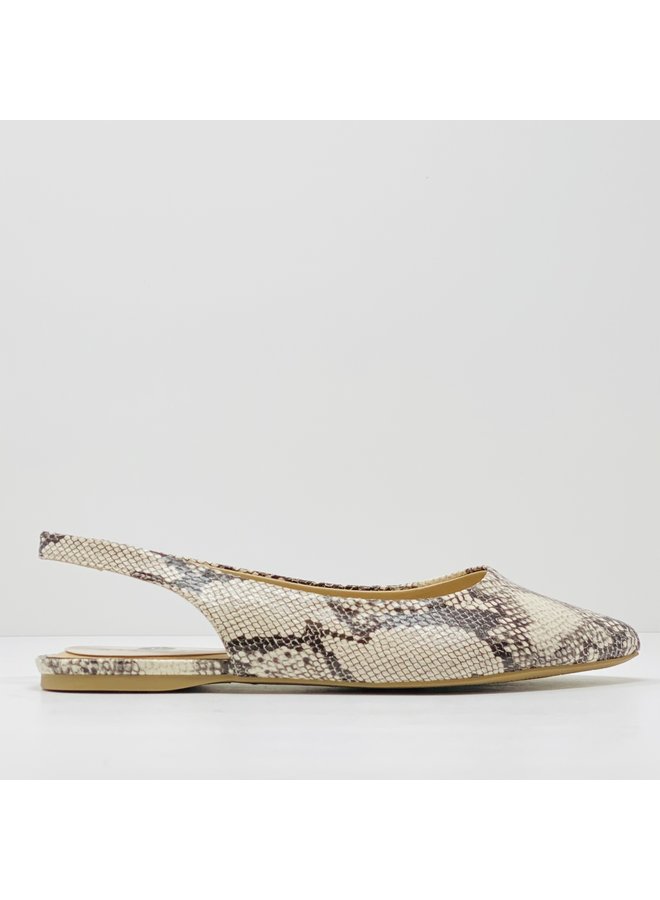 Lauren Casual Flats - Cream