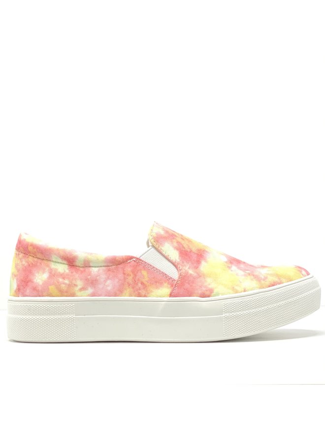 Hike Casual Sneaker - Pink/Yellow T-dye