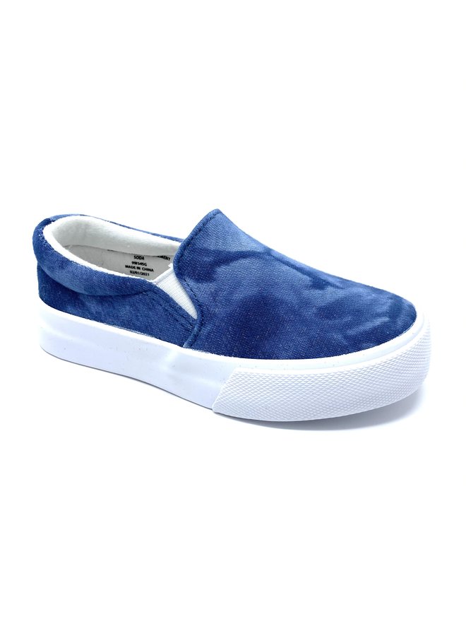 Reign Girl Sneaker - Blue T-dye
