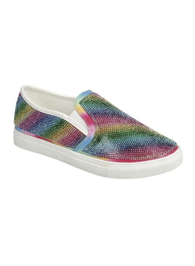 Dazzle Girl Sneaker - Rainbow - GLITTER FASHION