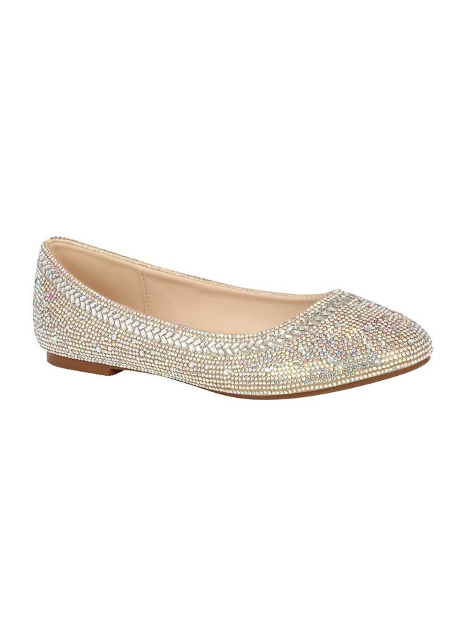 Baba-96 Dressy Flat - Nude