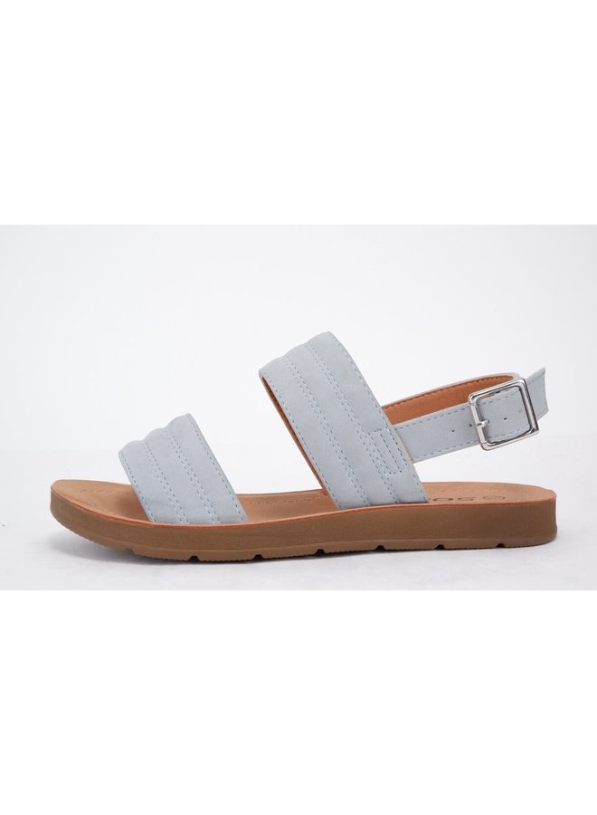 Flat sandals with a two-toned strap | GIORGIO ARMANI Woman