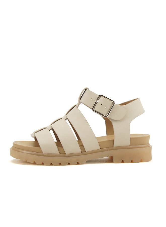Vicky Casual Sandals - Beige Nb