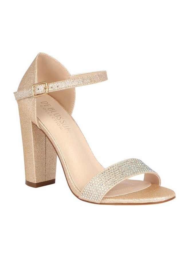 De Blossom Collection Celina 12 Party Heel Nude Sparkle