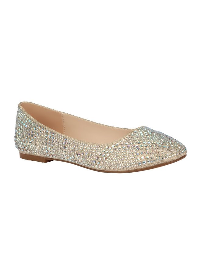 Baba-87 Dressy Flats -Nude