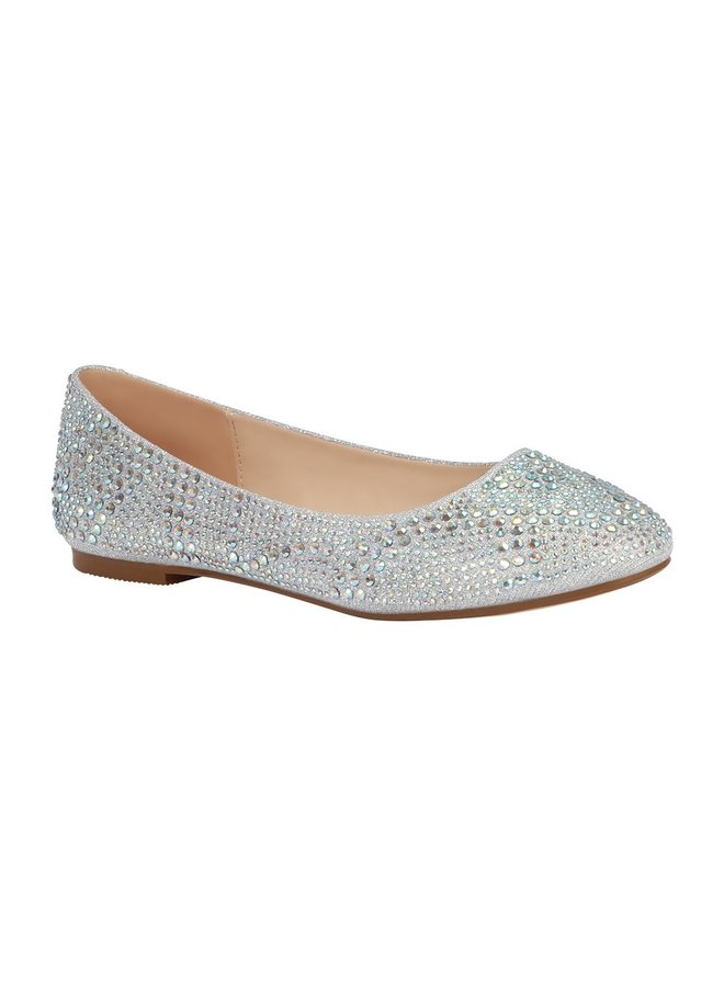Baba-87 Dressy Flats - Silver