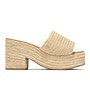 Bertha Espadrille Platform - Lt Tan