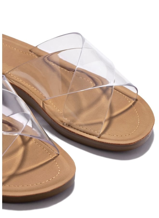 Reflect Flat Sandals - Clear