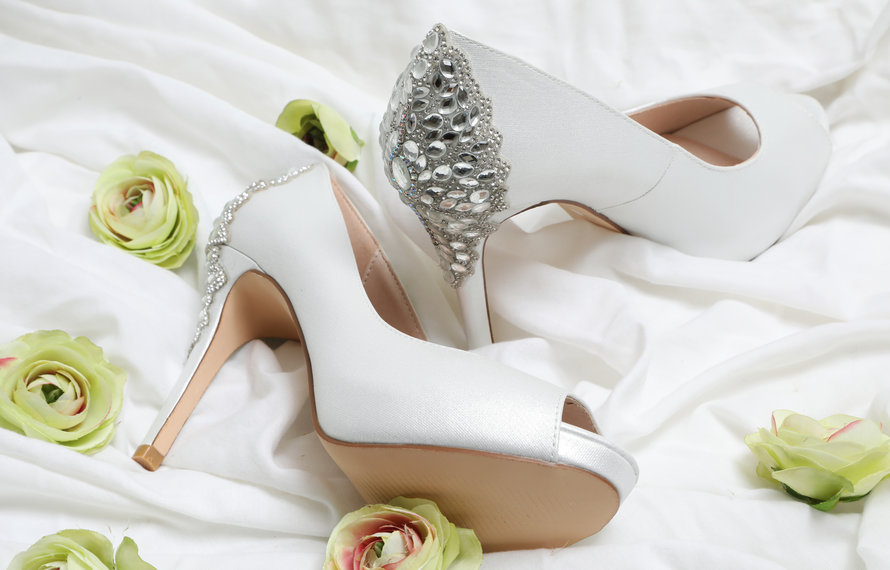 Wedding Guest Shoes Low Heels|elegant White Lace Peep Toe Pumps - High Heel  Wedding Guest Shoes