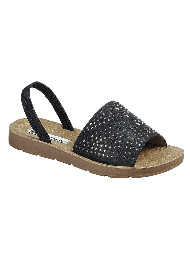 Shine Girl Sandal - Black