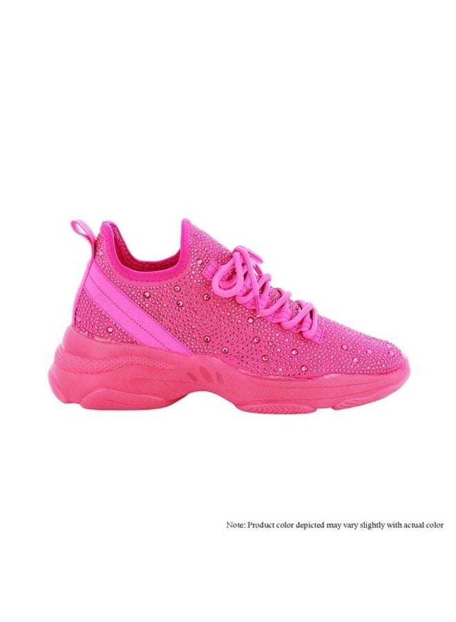Adidas Pink Patent Leather and Glitter Magmur Runner Sneakers Size 41 1/3  Adidas | TLC