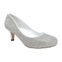 Bertha-25 Bridal Heel - White