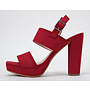 Hansa Casual Heel - Red Nubuck