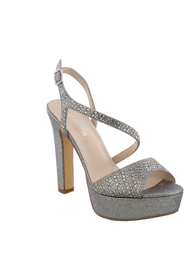 Cecelia-13 Dressy Heel - Pewter Sparkle