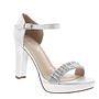 Marley-4 Dressy Heel - Silver Shimmer