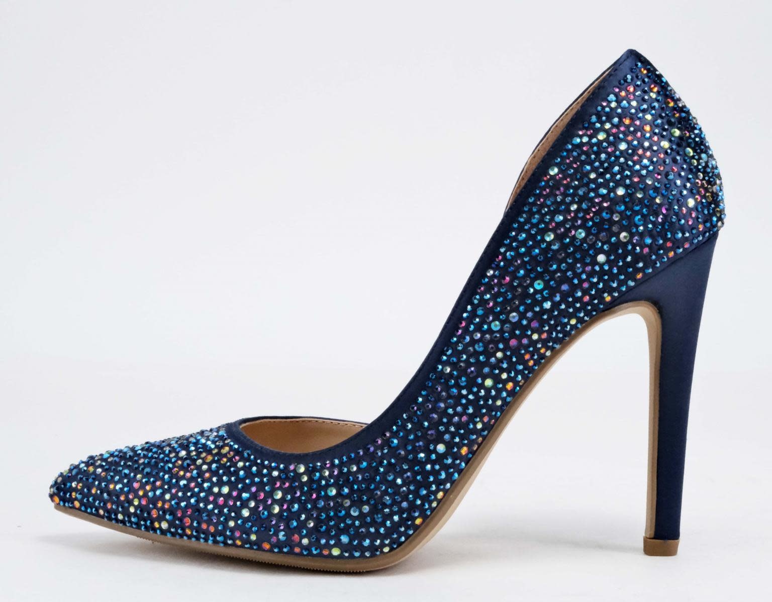 Navy Blue Glitter High Heels. Custom Made to Order. - Etsy Sweden