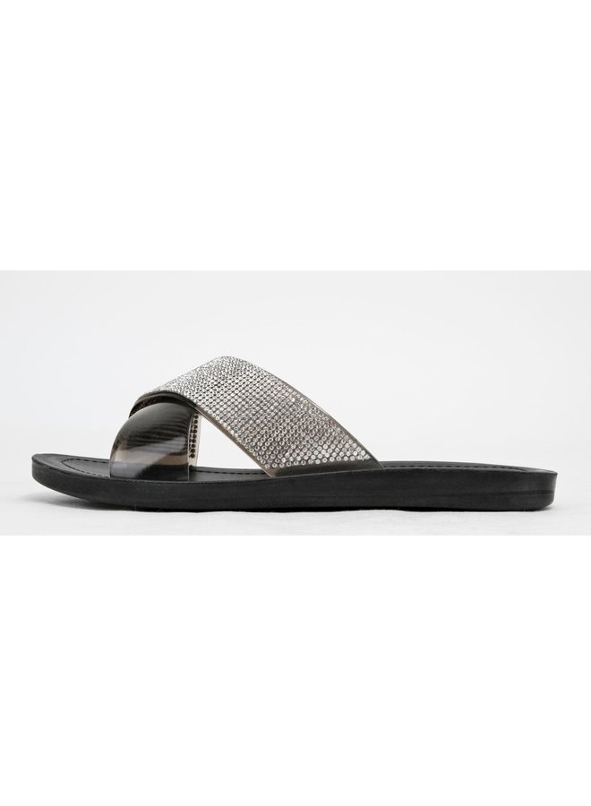 Lennon Flat Sandal - Smoke