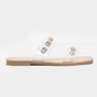 Chip Flat Sandals - Clear