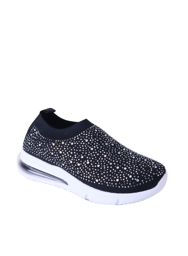 KN9004 Kids Sneakers - Black