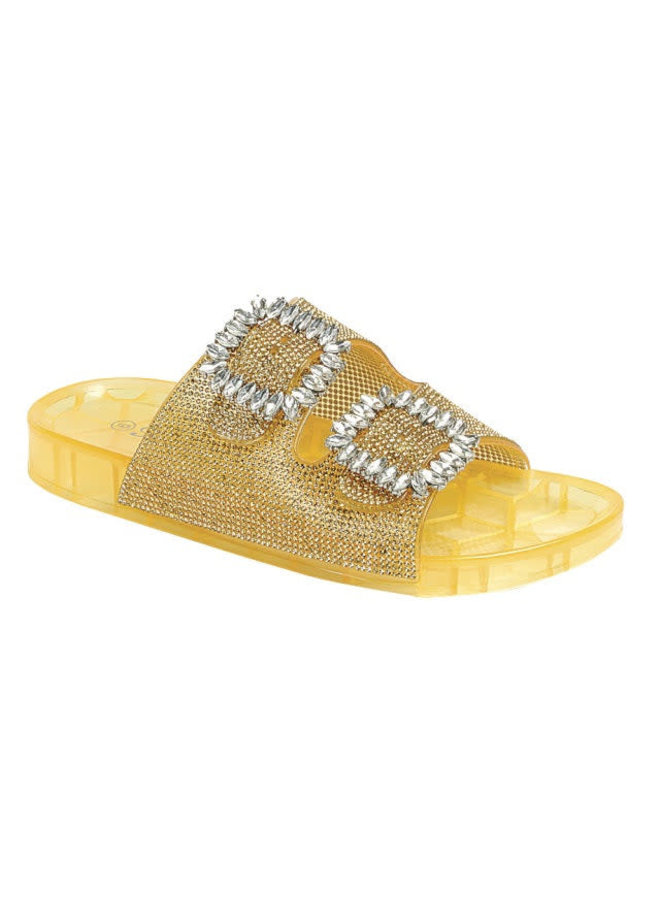 Spring Break Jelly Sandals - Yellow