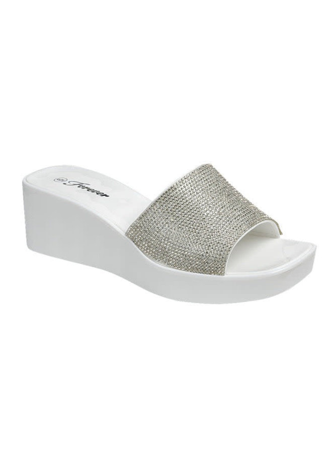 Show Jelly Sandals - White