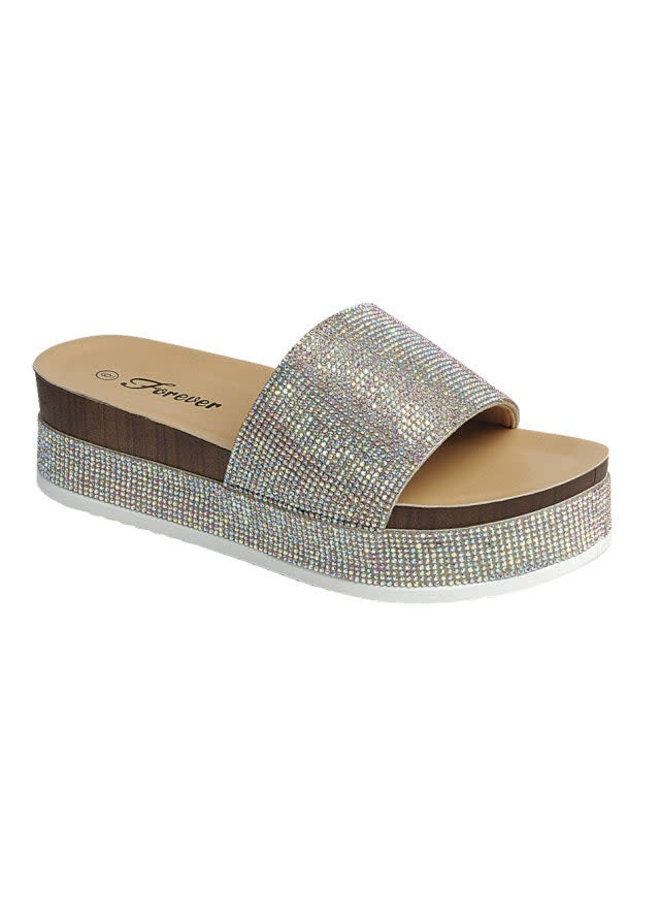 Divine Platform Sandals - Champagne
