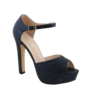 Miya-303 Dressy Heel -  Navy Shimmer