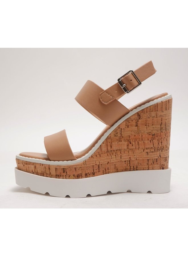 Adler Platform Sandal - Dark Nude