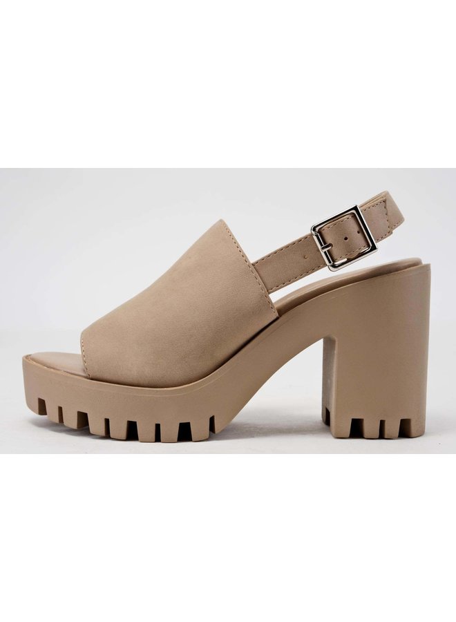 Marry Platform - Taupe Pu
