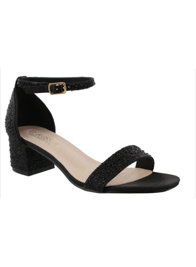 Annie-61s Dressy Heel - Black Shimmer