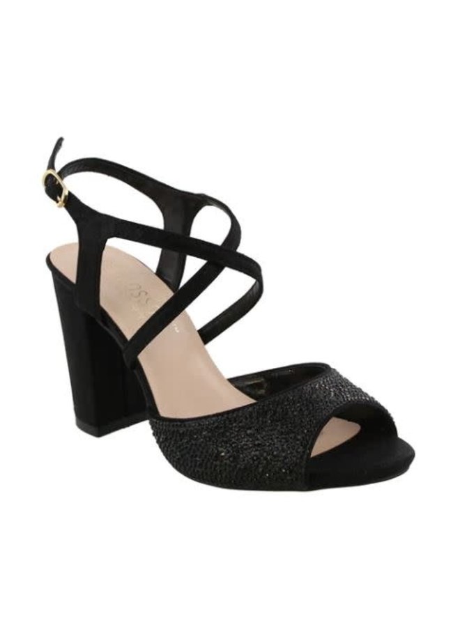 Yetta Dressy Heel - Black Shimmer