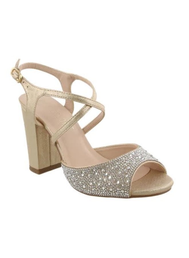 Yetta Dressy Heel - Champagne Shimmer