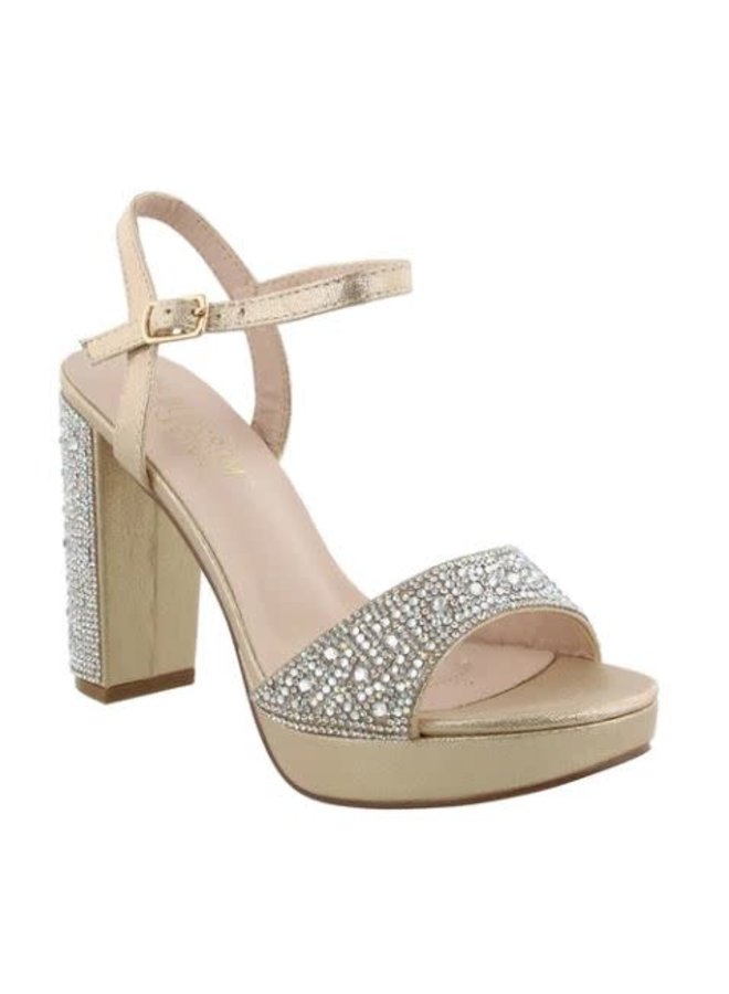 Peace Dressy Heels -Nude Shimmer
