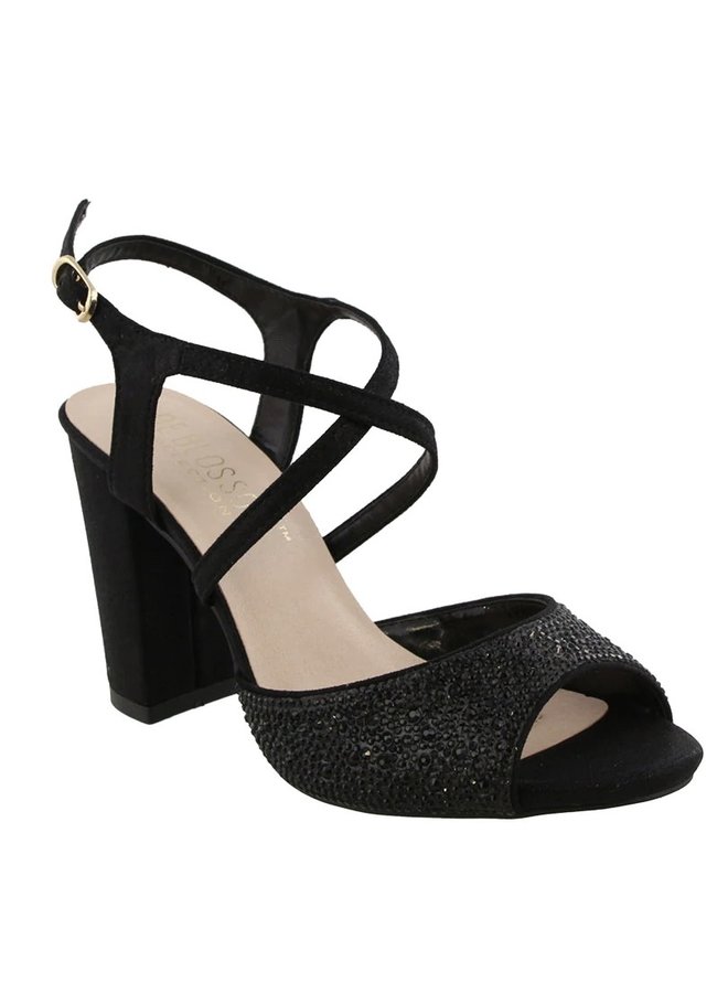 Yetta Dressy Heel - Black Shimmer