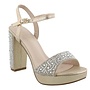Peace Dressy Heels -Nude Shimmer