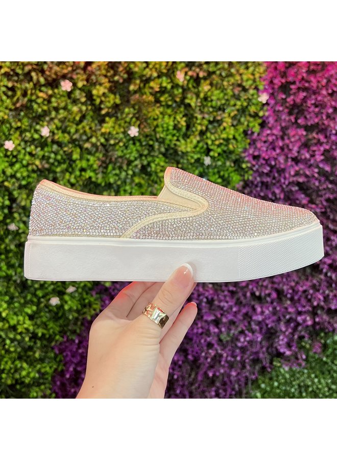 Pauline-4 Dressy Sneaker - Nude Canva