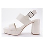 Magaly Casual Heels - Bone Patent