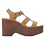 Rumble Wedge Sandal - Blond Pu