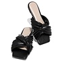 Electric Flat Sandals - Black Pu