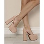 Barbie Casual Heel - Nude Patent