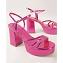 Sky Casual Heel - Fuchsia Metallic