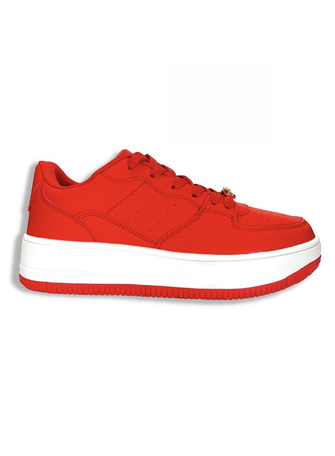 Eden Chain Casual Sneaker - Red