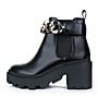 Leanna Casual Bootie  - Black Pu