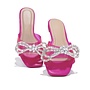 Nikole Flat Sandals - Hot Pink
