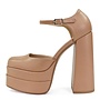 Romance Casual Heel - Natural Pu