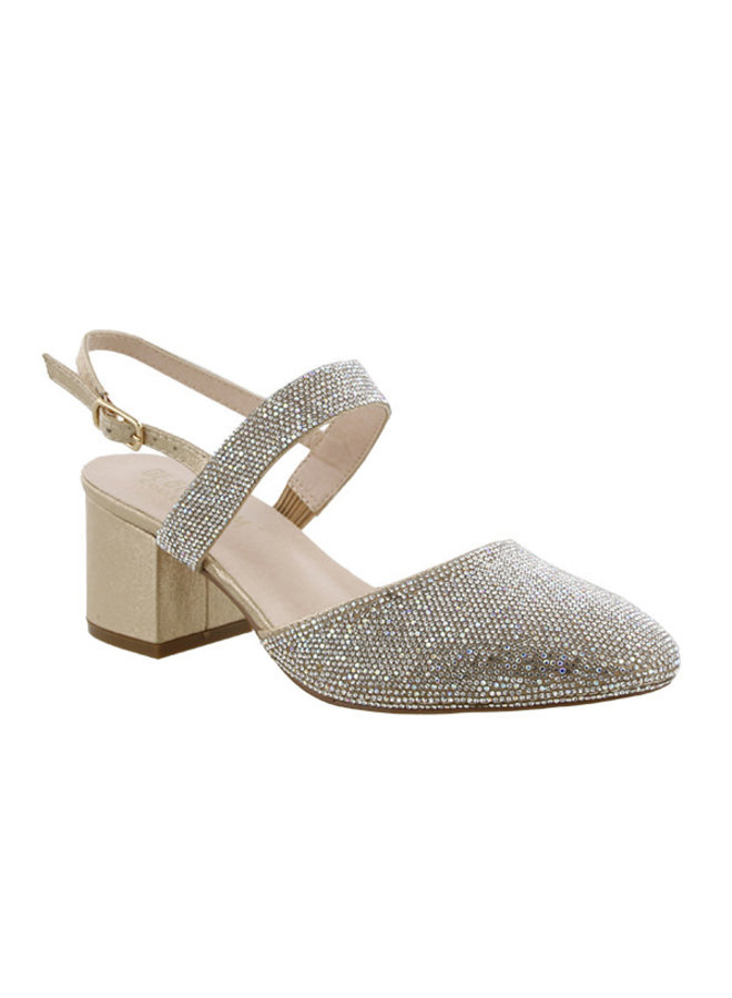 Freya w Dressy Heel - Nude Shimmer