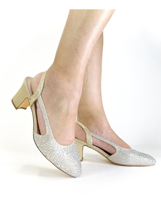 Gloria 28w Dressy Heel - Nude